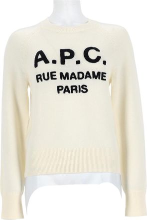 A.P.C. Classic Knit Sweater With Logo Detailing