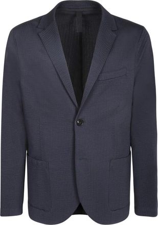 Harris Wharf London 2b Blazer - Heren - Blazers - Blauw - 2XL - Katoen - Jassen