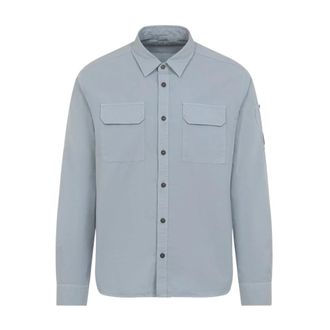 C.P. Company Hombre, Camisas, Azul, Talla: M