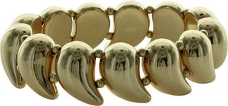 Olivia Welles Avani Puffy Teardrop Stretch Bracelet in Gold at Nordstrom Rack