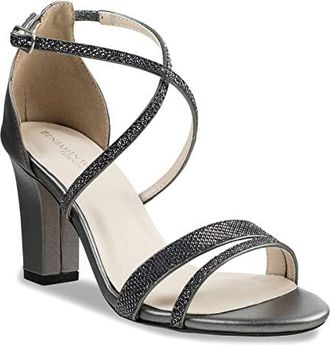 Touch Ups Daphne Womens Sandals Pewter : 5.5 M, Synthetic