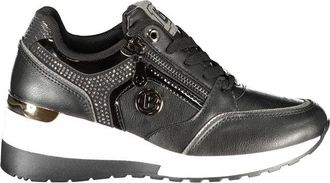 Laura Biagiotti Zwarte Polyurethaan Dames Sneakers