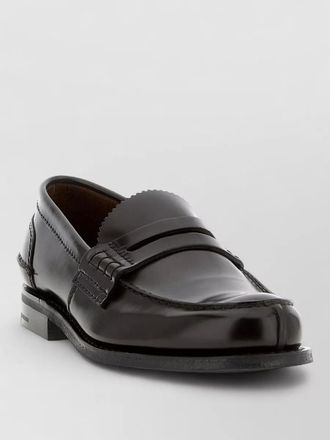 Churchs pembrey 2 penny strap loafers round toe