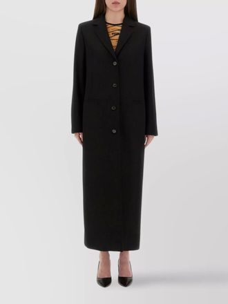 Moschino long length single-breasted coat