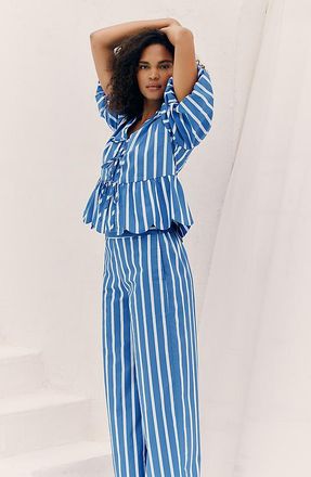 English Factory Striped Pants