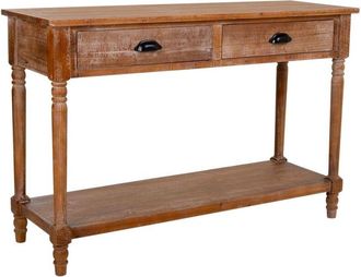 Wanderlust Deco Recibidor De Madera Marr&oacute;n 120x40x80