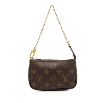 Louis Vuitton Pre-owned Mini Bags, female, Brown, Size: ONE SIZE Pre-owned Mini Pochette Accessoires