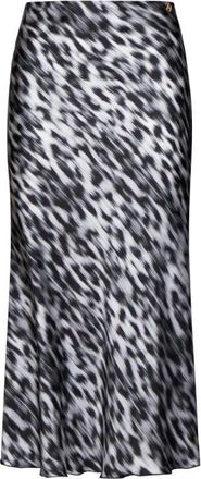 Silvian Heach Lange rok met dierenprint - Dames - Midirokken - Veelkleurig - XS - Polyester - Rokken