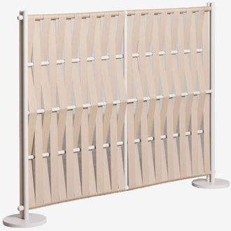 Sklum Sklum - Biombo Para Jard&iacute;n En Aluminio Y Cuerda Tunas