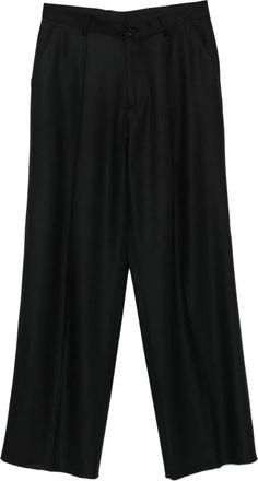 Paura Pantaloni Egon Pence con pieghe - Nero