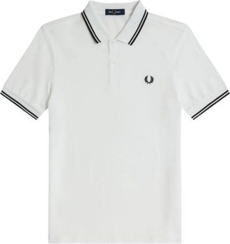 Fred Perry Klassiek poloshirt - Heren - Polos - Wit - 2XL - Katoen - Tops