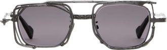 Kuboraum Mask Z51 - unisex - Zonnebrillen - Grijs - 49 MM - Accessoires