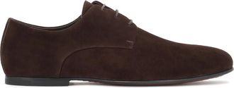 Kazar Minimalistische Su&egrave;de Derby - Heren - Nette schoenen - Bruin - 40 EU - Su&egrave;de - Schoenen