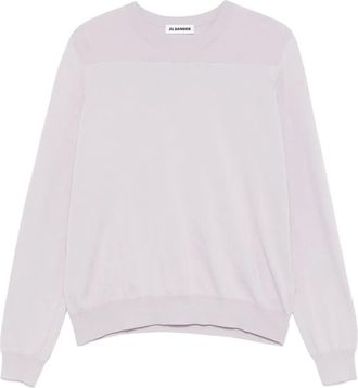 Jil Sander Maglione in cotone - Viola