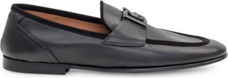 Dolce & Gabbana Zwarte Loafer Schoenen Elegante Stijl - Heren - Loafers - Zwart - 43 1/2 EU - Leer - Schoenen