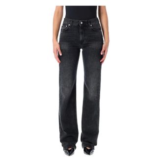 Haikure Vintage Zwart Denim Jeans - Dames - Bootcut Jeans - Zwart - W27 - Denim - Jeans