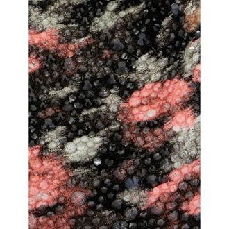 Ganni Beaded Floral Tote Bag - Black