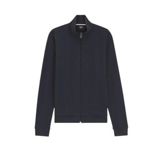 HUGO BOSS Hoodies & sweatvesten, Heren, Blauw, M, Zip-through Sweatshirt
