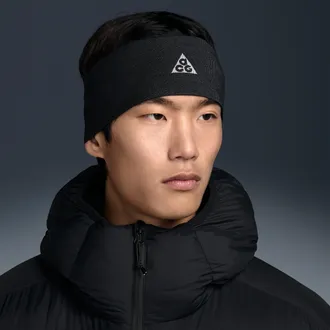 Nike Unisex Nike ACG Dri-FIT UV Protection Lightweight Seamless Headband in Black | HF9186-012