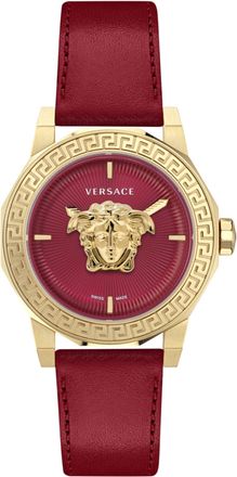 Versace Medusa Deco Leather Watch