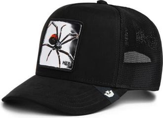 Goorin Brothers Silver Spider Patch Snapback Trucker Hat in Void at Nordstrom