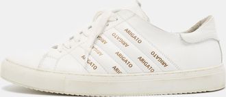 Axel Arigato White Leather Low Top Sneakers