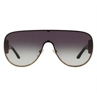 Versace Shield Gradient Lens Sunglasses - Gold