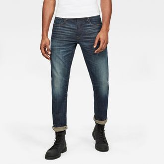 G-Star Regular-fit-Jeans G-STAR 3301 Straight Tapered, Herren, Gr. 33, L&auml;nge 34, antic nile, Denim/Jeans, Obermaterial: 98% Baumwolle, 2% Elasthan, normal no