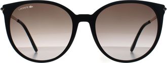 Lacoste Round Womens Black Grey Gradient L928S - One Size