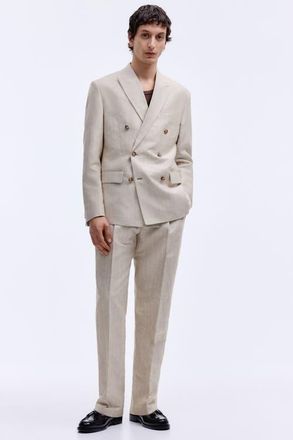 H&M Regular-fit tailored pants in Light Gray at Nordstrom, Size 46
