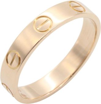 Cartier Gold Pink Gold (18K) Band Ring (Pre-Owned)