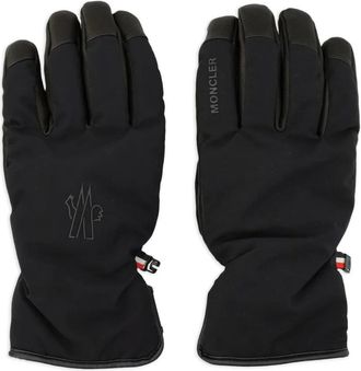 Moncler Handschoenen met logo - Zwart