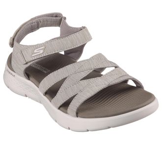 Skechers GO Walk Flex Sandal Holly Womens Vegan 3-Point Thong Sandals with Memory Foam Straps