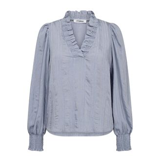 Co'Couture Overhemden, Dames, Blauw, XS, Blouses