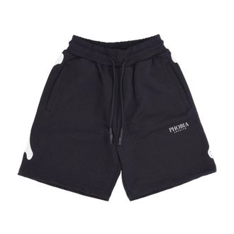 Phobia Archive Fitness, Heren, Zwart, XL, Katoen, Skeleton Print Shorts