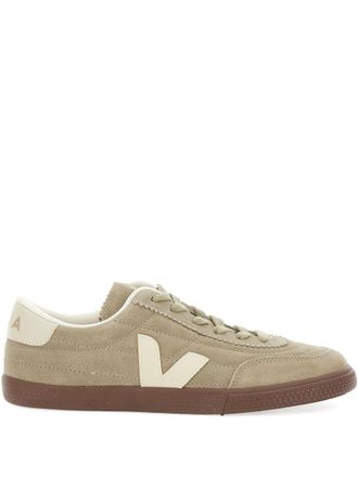 Veja Beige Logo Sneakers