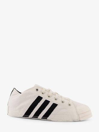 adidas Mens Canvas Sneakers White Canvas-Rubber Trainers Canvas/rubber
