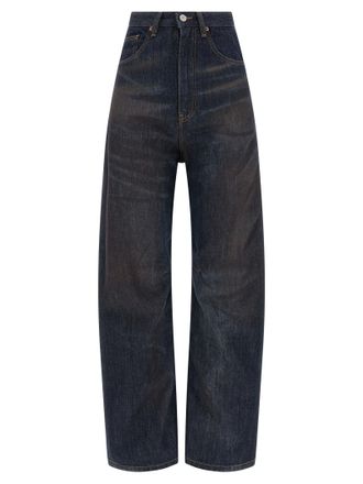 Maison Margiela Cotton High-Waisted Womens Jean