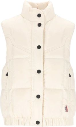 Moncler Chaqueta Acolchada de Plumas - Jackets - Mujer - Blanco - XS