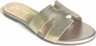 French Sole Womens Alibi Sandal In Gold