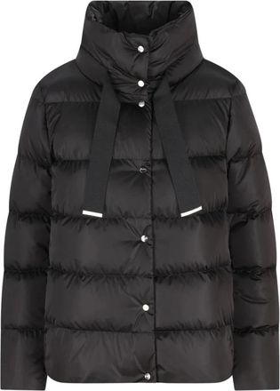 Herno Down Jassen - Dames - Gewatteerde jassen - Zwart - XL - Jassen