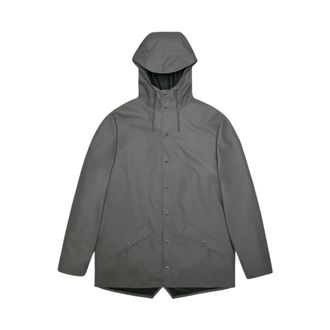 Rains W3 Jacket - Dames - Regenjassen - Grijs - XL - Polyester - Jassen