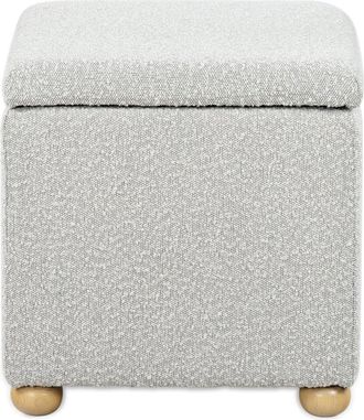 Safavieh Couture Becka Square Boucle Storage Ottoman