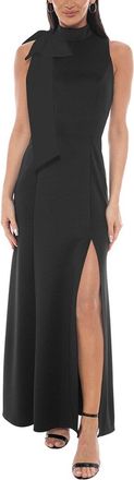 OLEG CASSINI Solid Maxi Dress