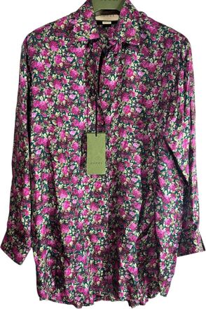 Gucci Floral Silk Shirt Size 40