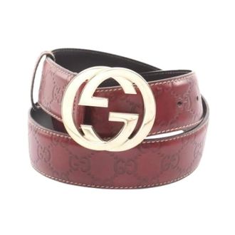 Gucci Pre-owned Belts, female, Red, Size: ONE SIZE Pre-owned Vintage Belt
