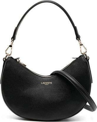 Lacoste Borsa a spalla Champs-Élysées piccola - Nero