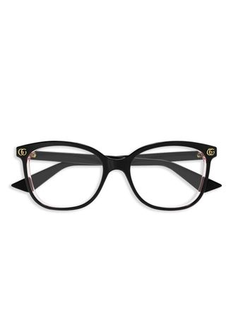 Gucci GG glasses - women - Recycled Acetate - 54 - Black