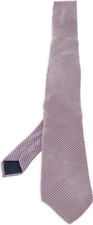 Lanvin Cravatta in seta a fantasia - Rosa