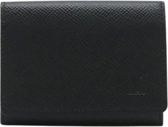 Louis Vuitton Pre-owned Wallets, male, Black, Size: ONE SIZE Pre-owned Taiga Business Card Case